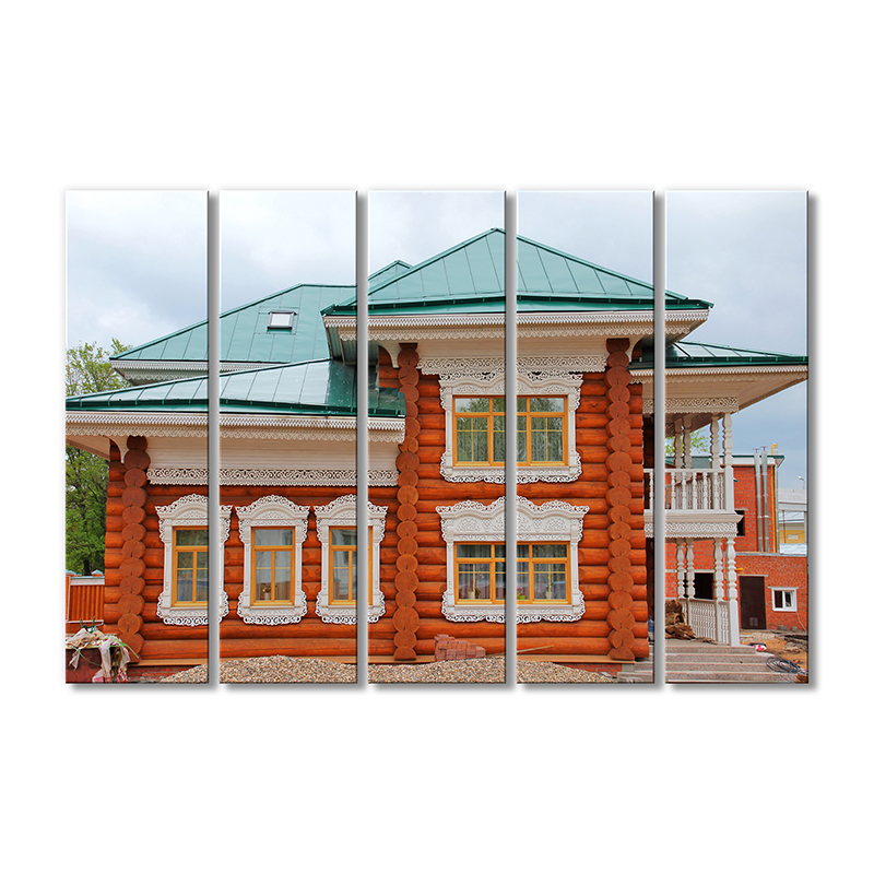 

Модульная картина Artel «Деревянный сруб» 5 модулей 70x105 см