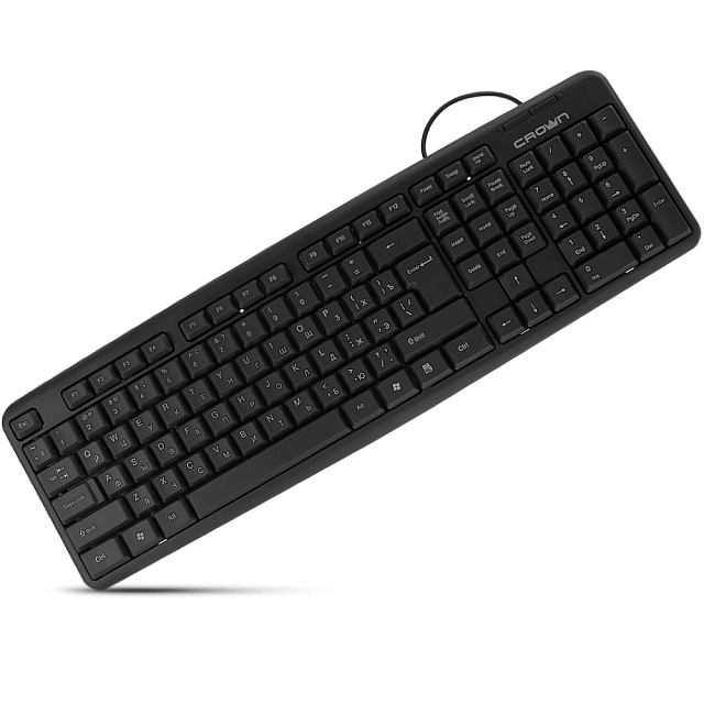

Клавиатура проводная USB Crown CMK-02 черный