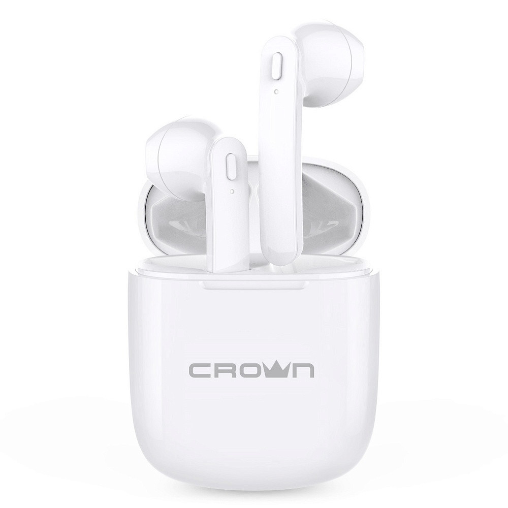 

Беспроводные наушники Crown CMTWS-5002 White (TWS Bluetooth V5.0)