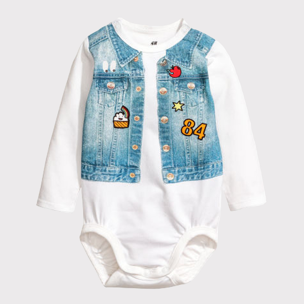 

Боди H&M 1091819 68 см Белое