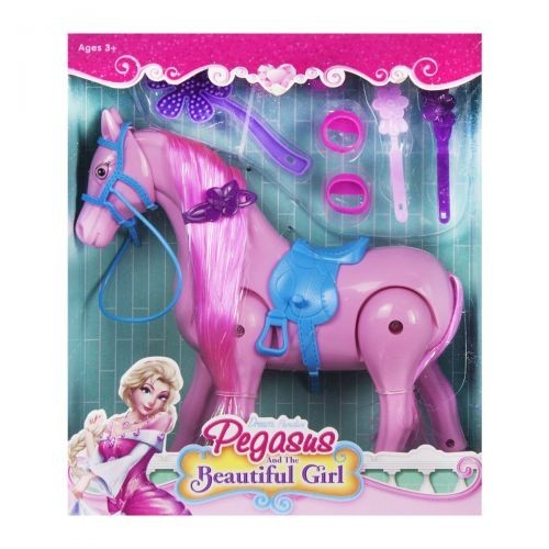 

Лошадь пегас интерактивная CH Toys (686-775) розовая