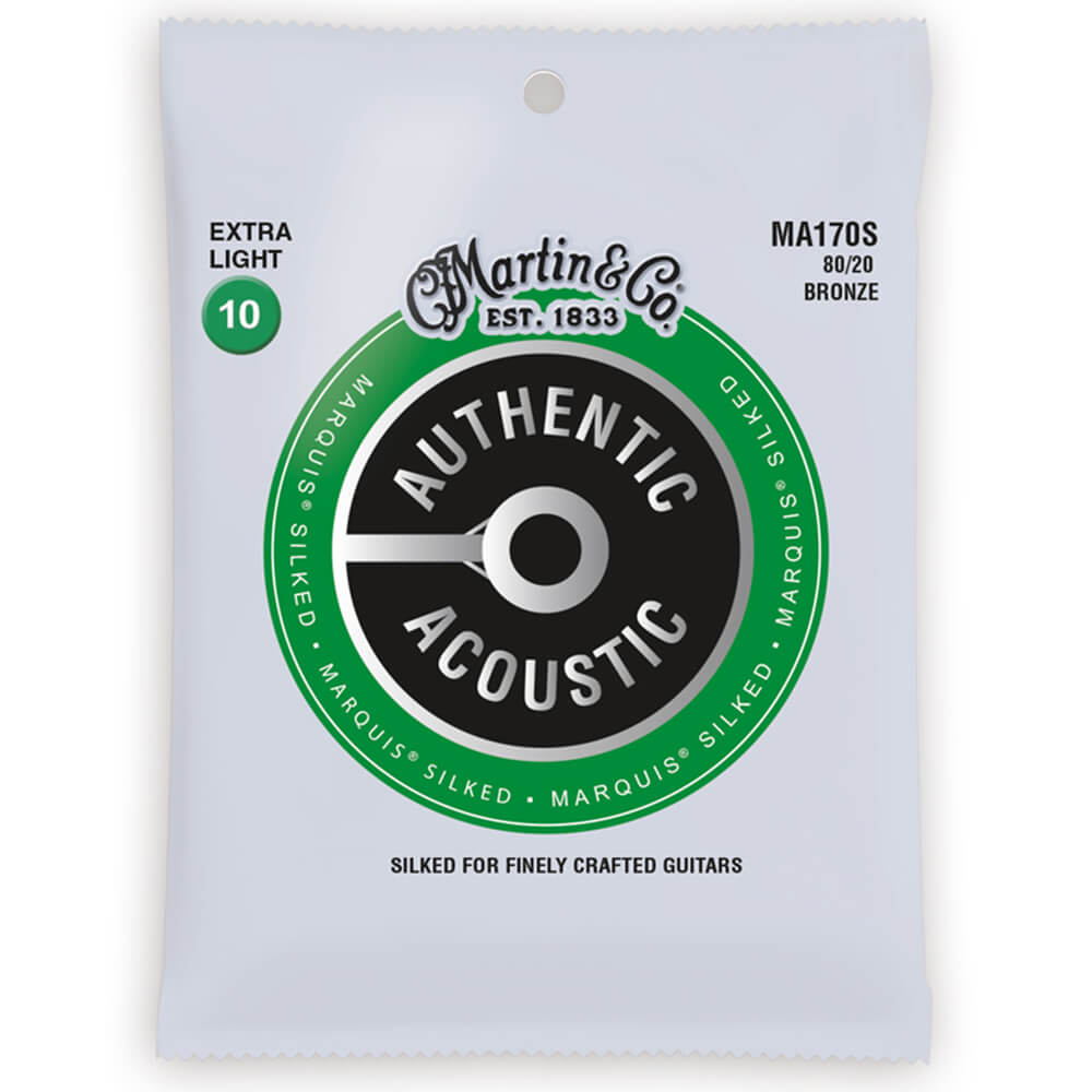 

Струны для гитары MARTIN MA170S Authentic Acoustic Marquis Silked 80/20 Bronze Extra Light (10-47)