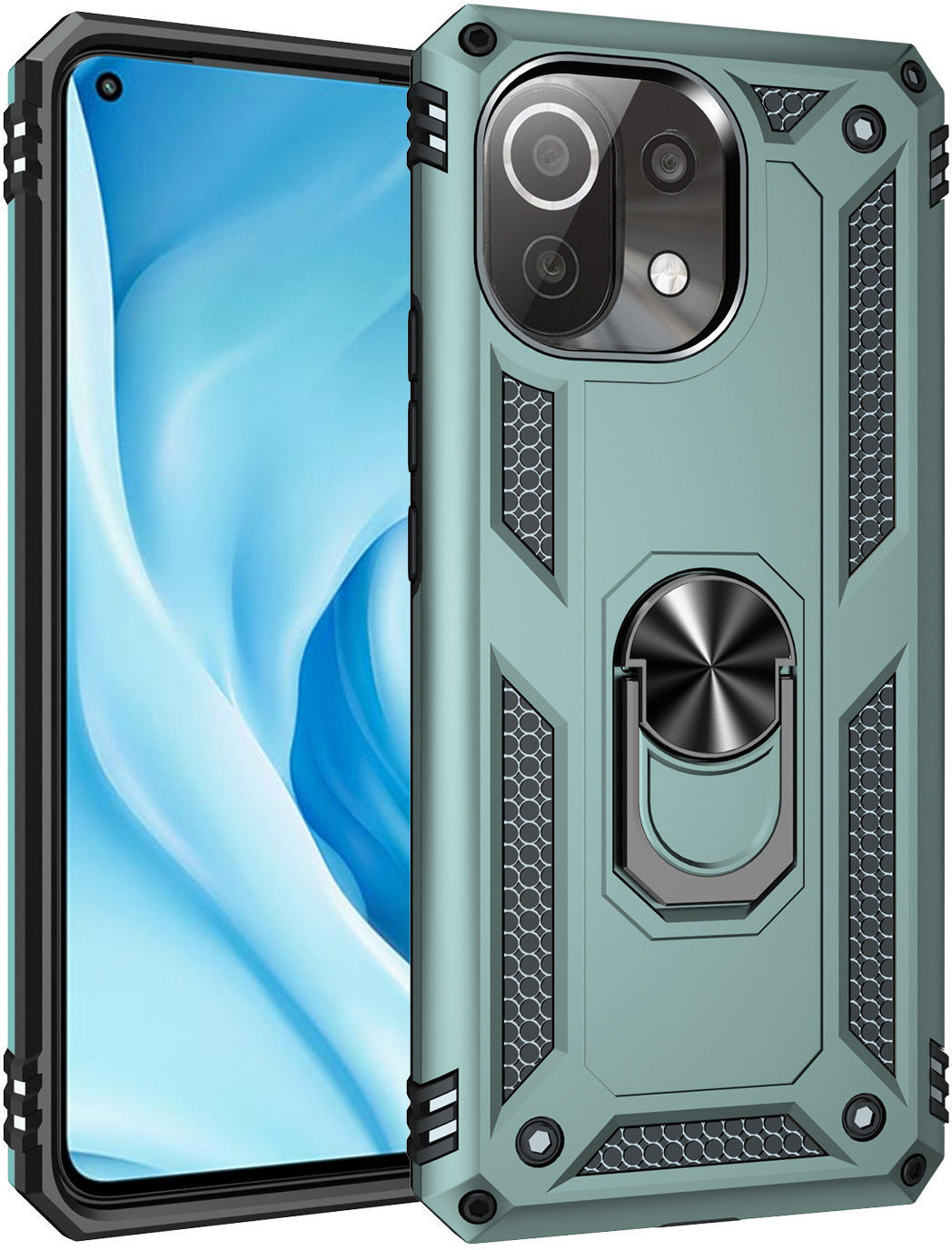 

Панель BeCover Military для Xiaomi Mi 11 Lite / Mi 11 Lite 5G / 11 Lite 5G NE Dark Green