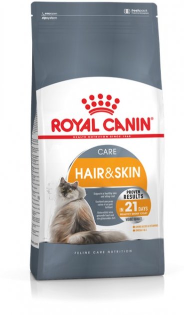 

Сухой корм для котов от 1 до 7 лет для заботы о коже и шерсти Royal Canin Hair & Skin Care 10 кг (3182550721752)