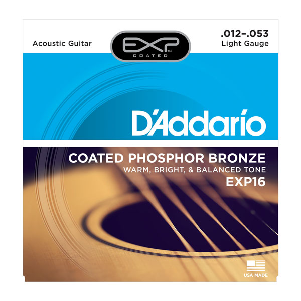 

Струны D`ADDARIO EXP16 EXP PHOSPHOR BRONZE LIGHT 12-53