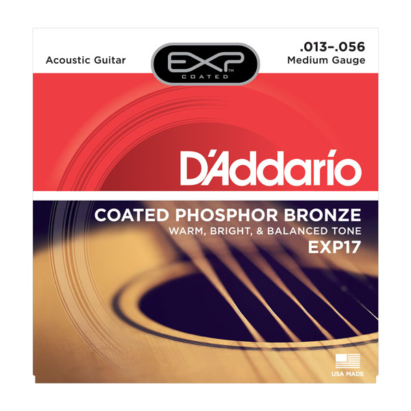 

Струны D`ADDARIO EXP17 EXP PHOSPHOR BRONZE LIGHT 13-56