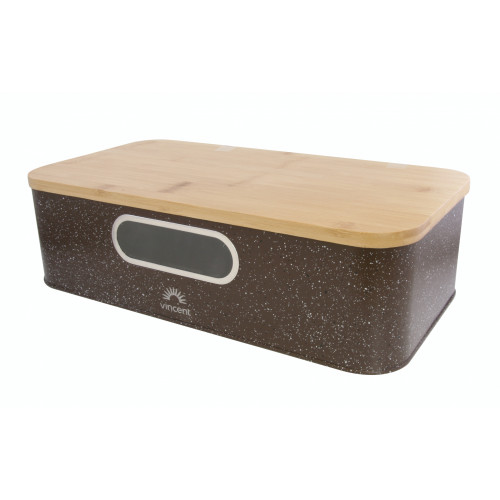 

Хлебница Vincent с крышкой из бамбука (42,5x23x12,5см) VC-1235
