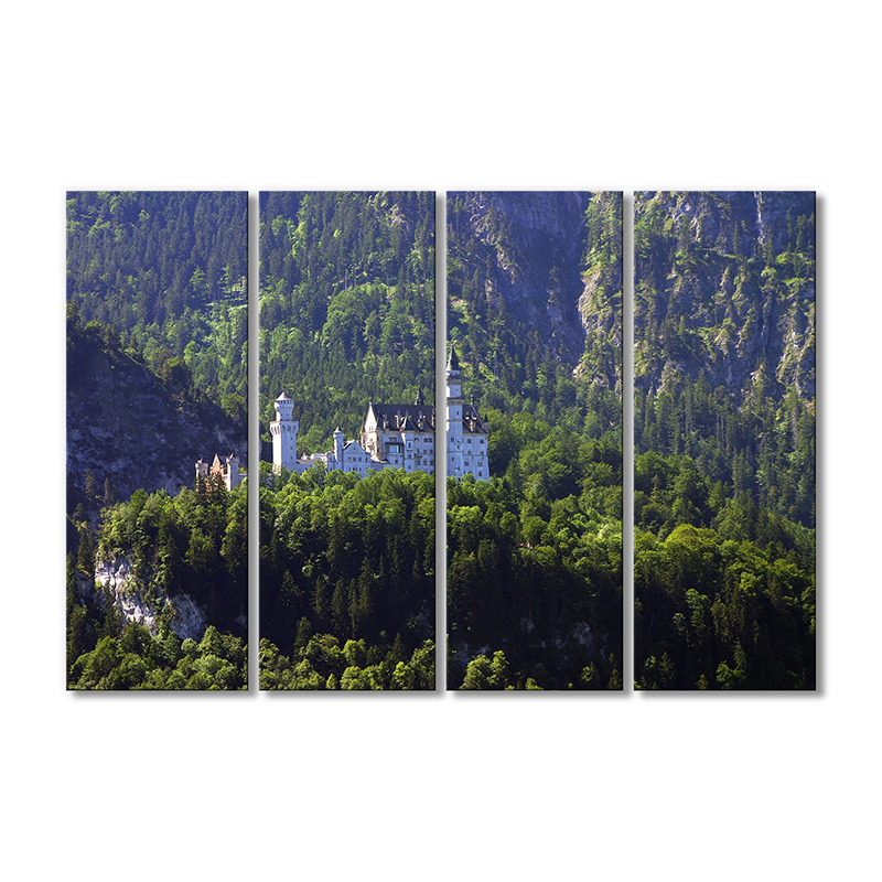 

Модульная картина Artel «Замок в горах» 4 модуля 80x120 см