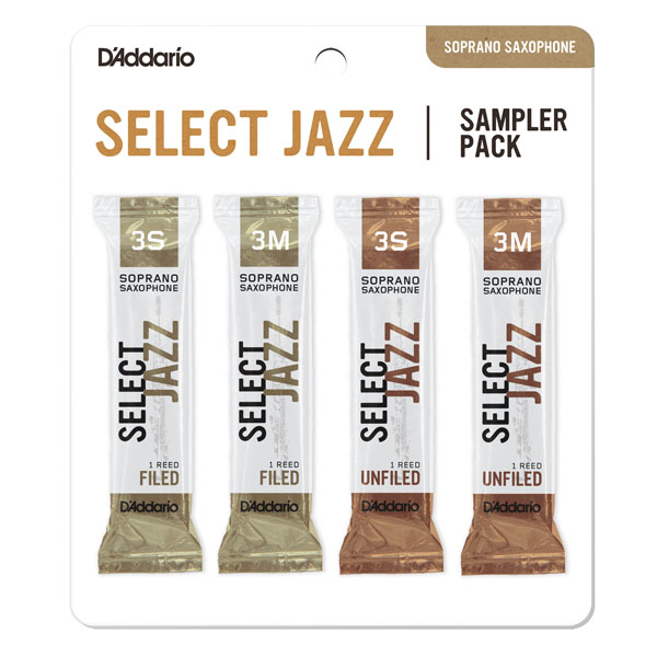 

Набор тростей для сопрано саксофона D`ADDARIO Select Jazz Reed Sampler Pack - Soprano Sax 3S/3M
