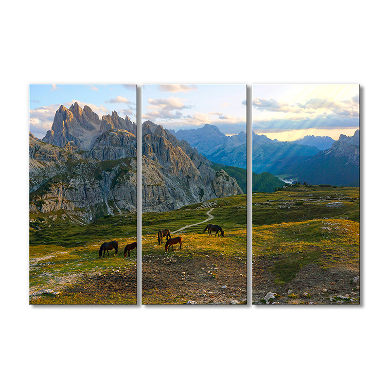 

Модульная картина Artel «Горы лошади» 3 модуля 90x135 см