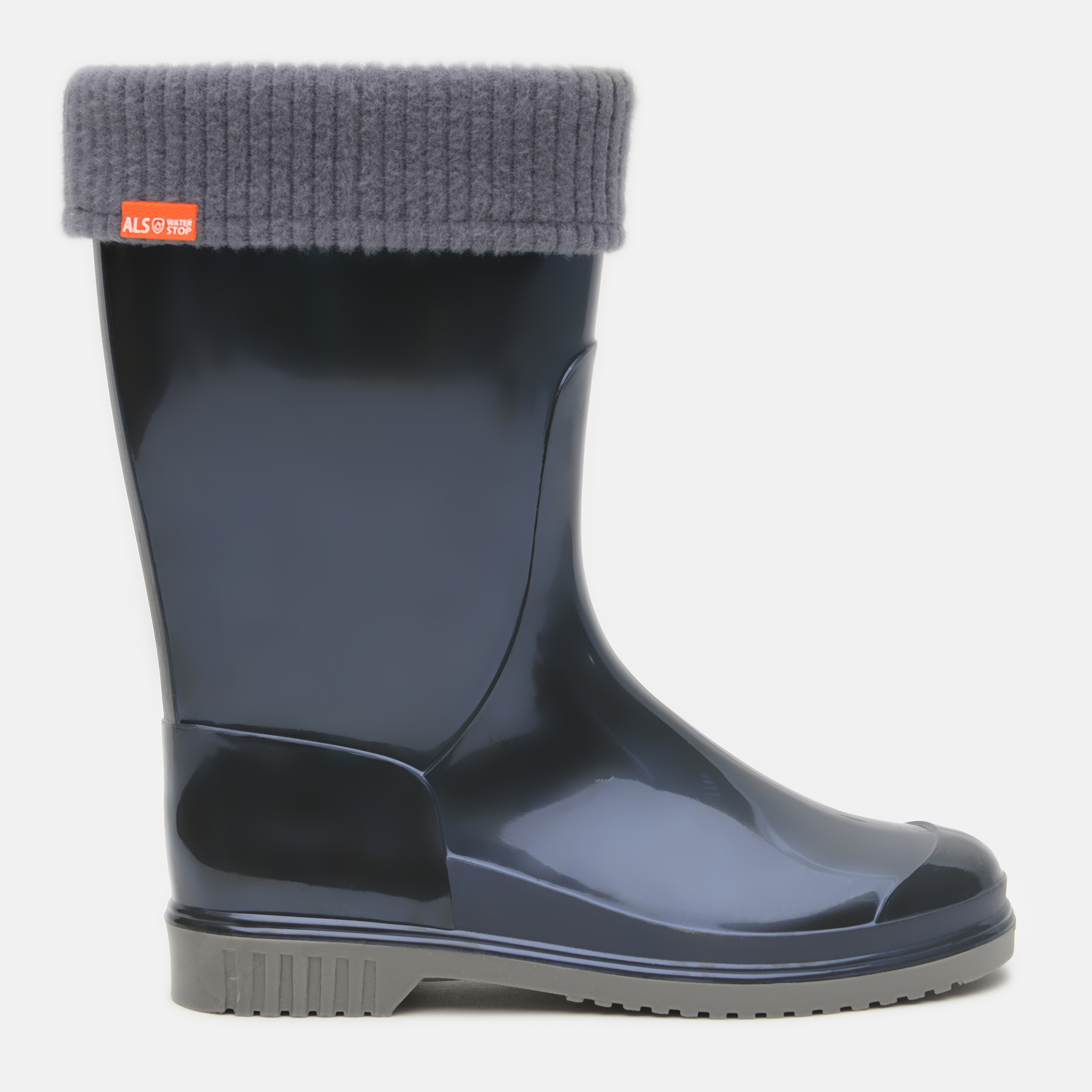 

Резиновые сапоги Alisa Line Teen 401 37 Черные с серым