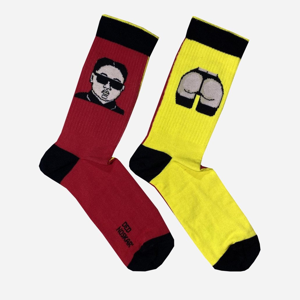 

Носки Ded Noskar KIM 41-45 Красный/Желтый