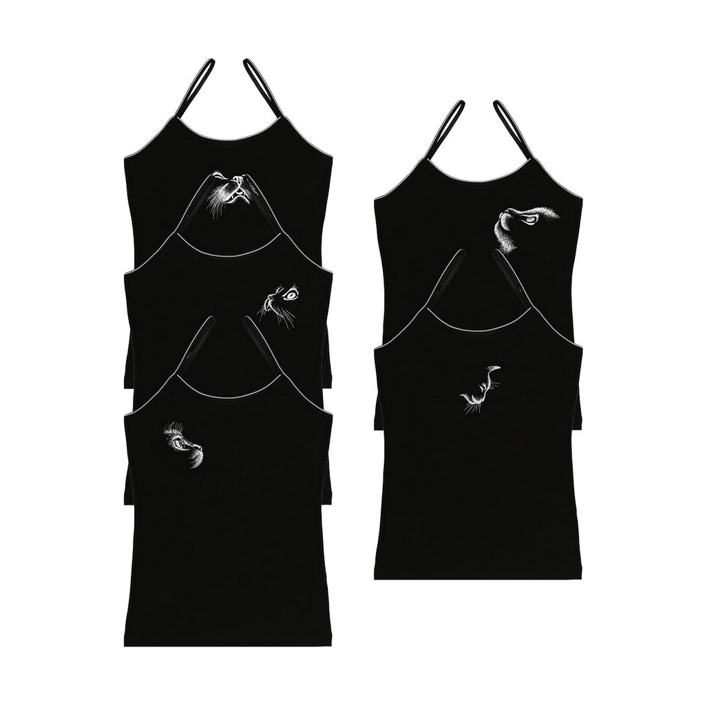 

Майки жіночі Donella 2371RM 2XL Чорний 5 шт