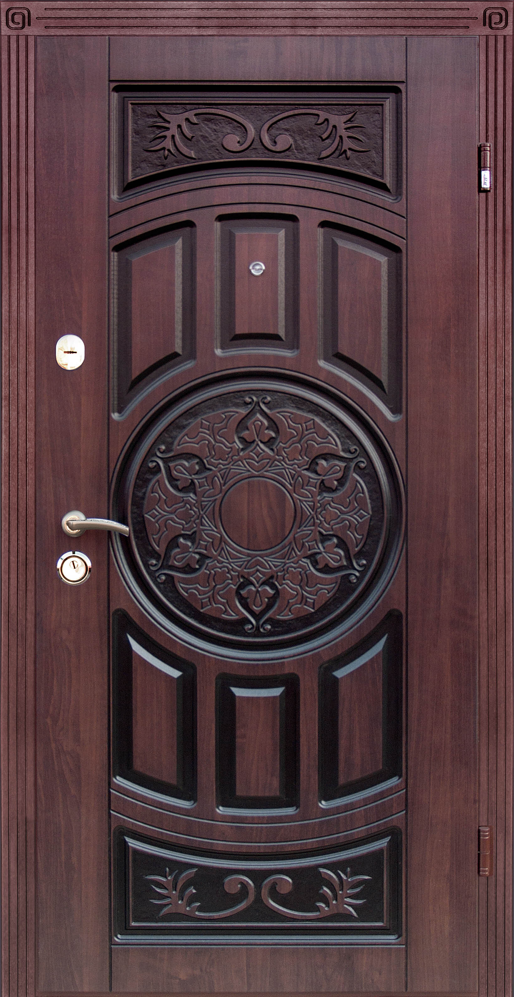 

Входные двери с патиной модель Baku комплектация Classic Abwehr Steel Doors Expert (268)