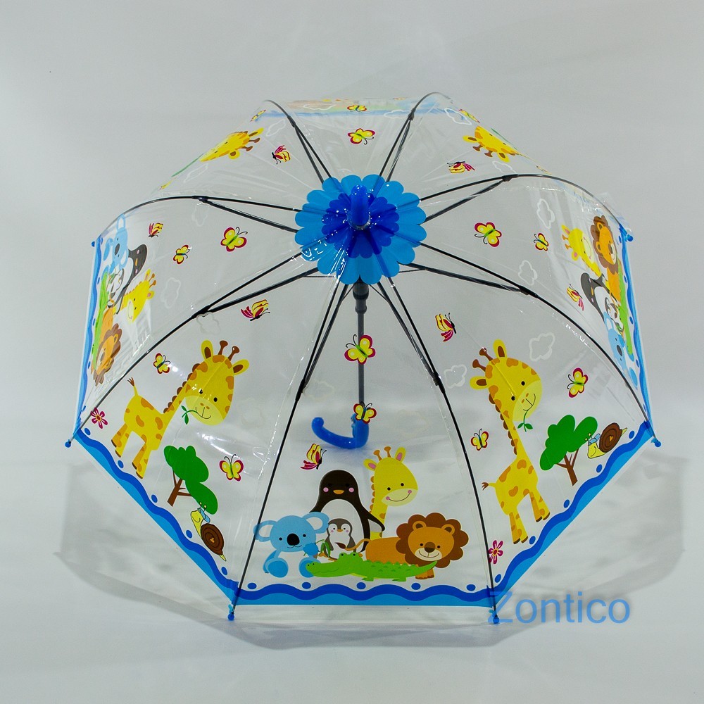 

Детский зонтик Paolo Rosi прозрачный для маленьких деток на 3-6 лет #20113