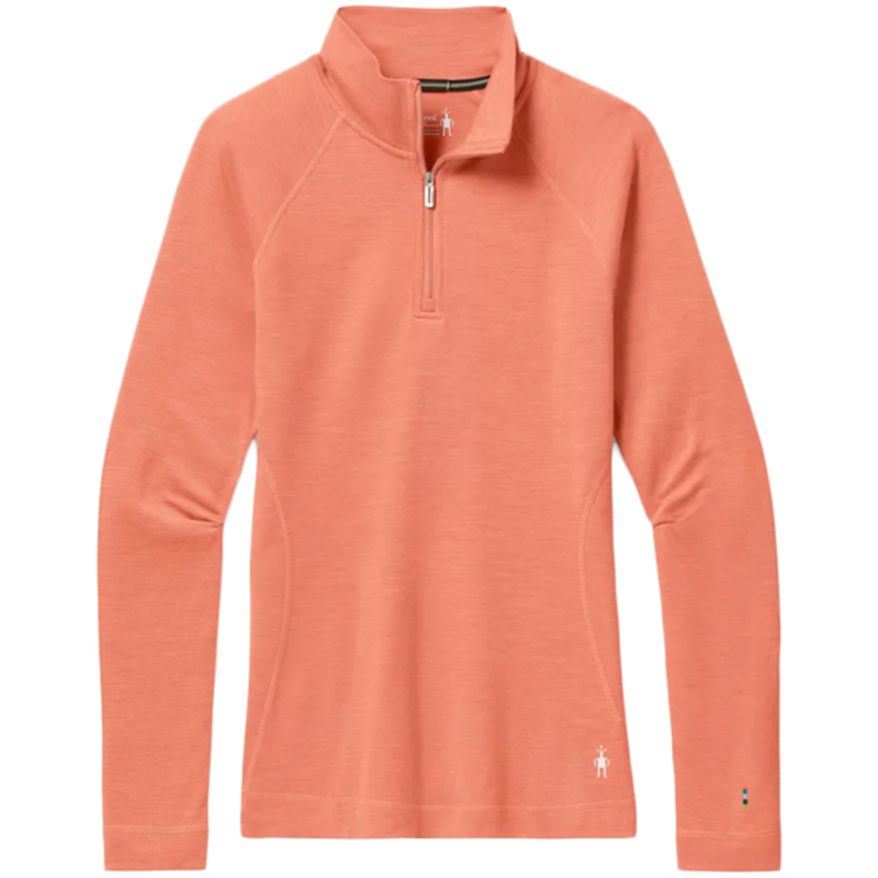 

Термокофта женская Smartwool Women's Merino 250 Baselayer 1/4 Zip Boxed кофта жіноча, Sunset Coral Heather, M (SW SW016374.F78-M)