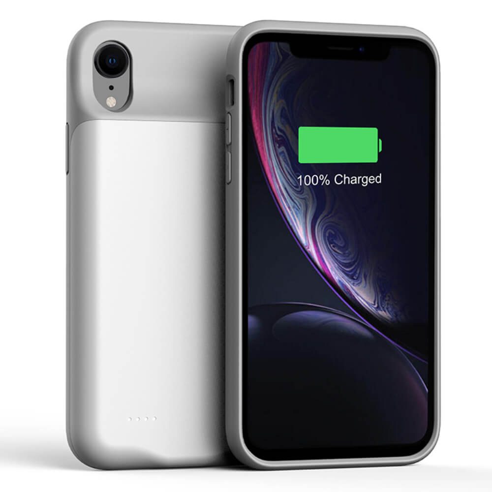 

Чехол аккумулятор iBattery для iPhone Xr 4000 mAh white