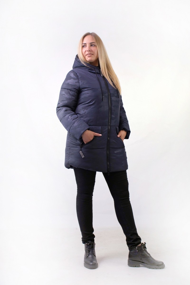 

Зимняя куртка к-64, цвет синий, Murenna Furs, размер 50