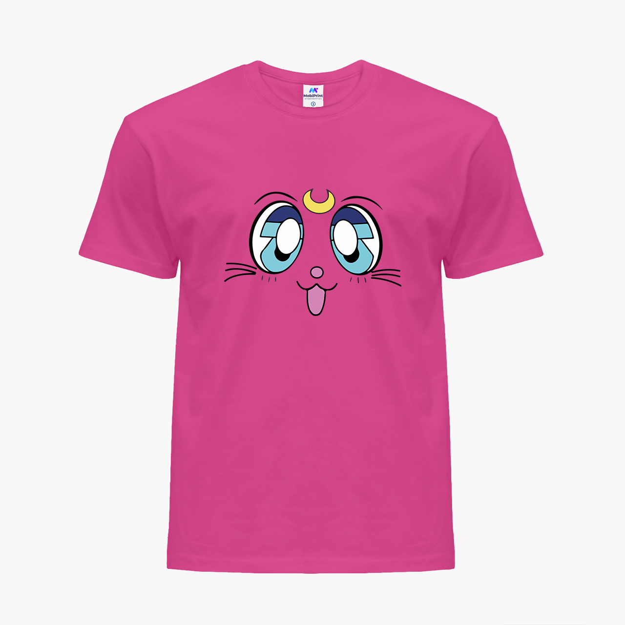 

Детская футболка для девочек Сейлор Мун Луна Кошки (Sailor Moon anime Cats) (25186-2921-71) 158-164 см Хлопок Темно-розовый