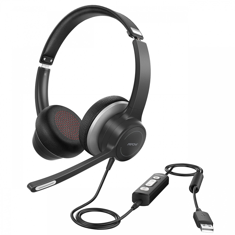 

Наушники для компьютера с микрофоном MPOW BH328A Wired Computer headset