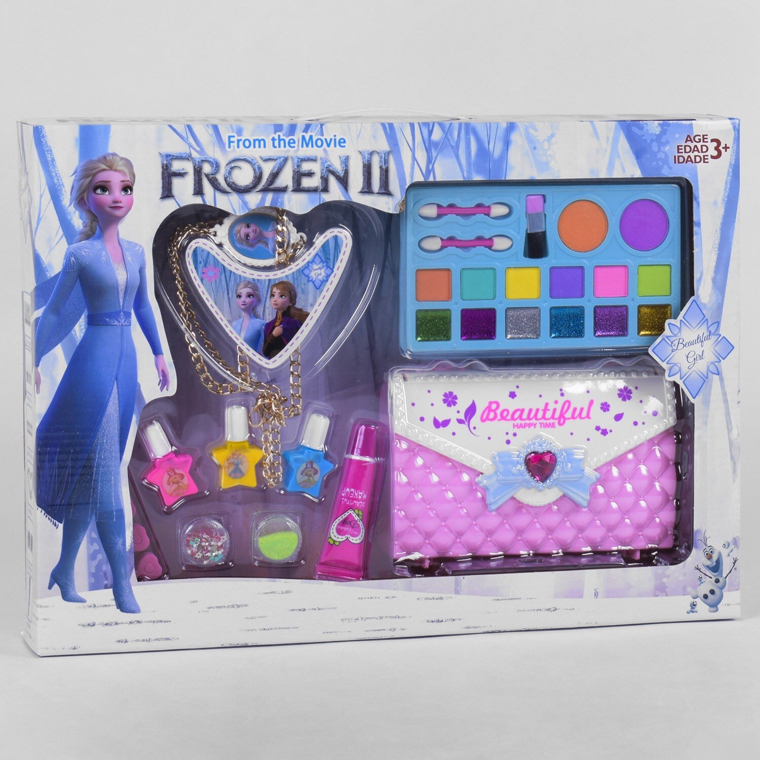 

Набор косметики для девочек Qunxing Toys Холодное Сердце косметичка-сумочка (CS 68 E 12)