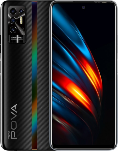 

Мобильный телефон Tecno POVA 2 4 128GB Dazzle Black