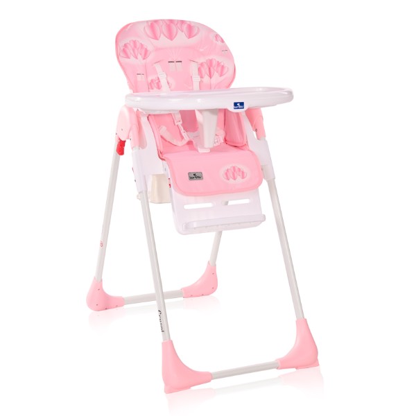 

Стульчик для кормления Lorelli CRYSPI Pink Hearts (24109) Розовый