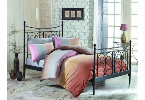 

Комплект постельного белья Majoli Colorful Brown Разноцветный