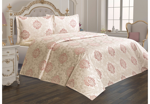 

Покрывало Tropik home Vivere Rose Бежево-розовый