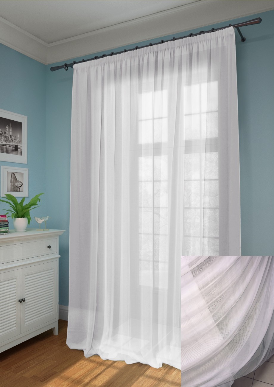 

Тюль Фатин Серый 500х250