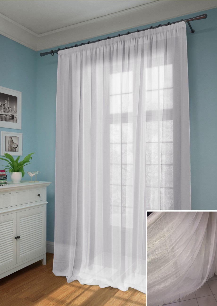 

Тюль Фатин Сетка Светло-Серый 400х270