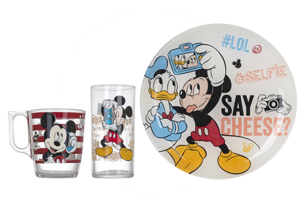 

Набор детской посуды Luminarc Disney party mickey L4871