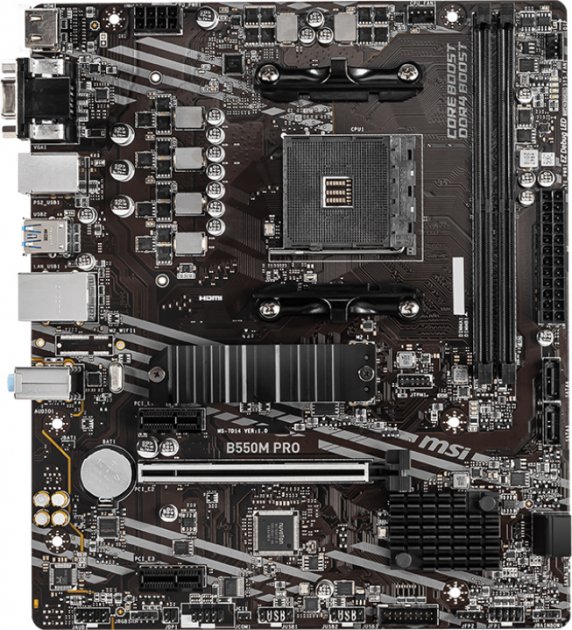 

Материнськая плата MSI B550M Pro (B550M Pro)