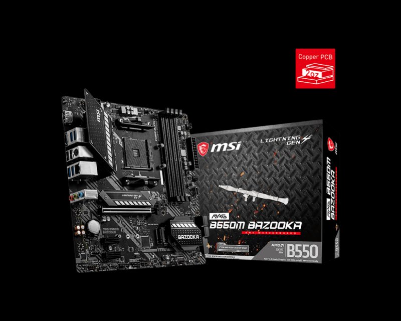

Материнська плата MSI MAG B550M Bazooka (MAG B550M Bazooka)