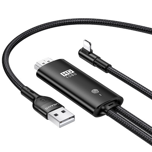 

Дата кабель USAMS US-SJ442 U53 Lightning to HDMI (2m) Черный