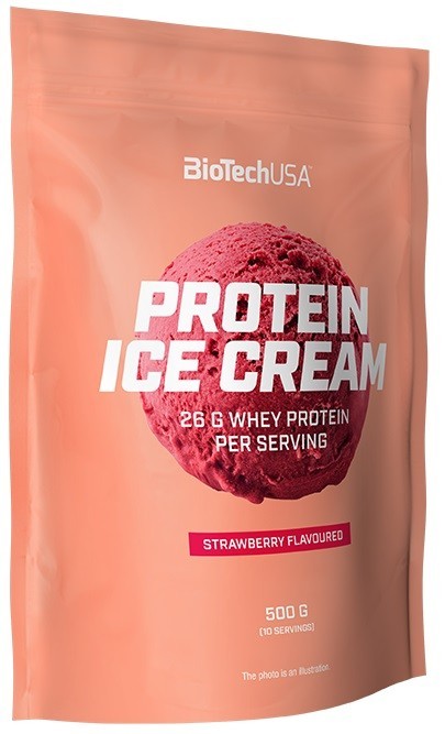 

Протеиновое мороженое BioTech Protein Ice Cream 500 г Клубника