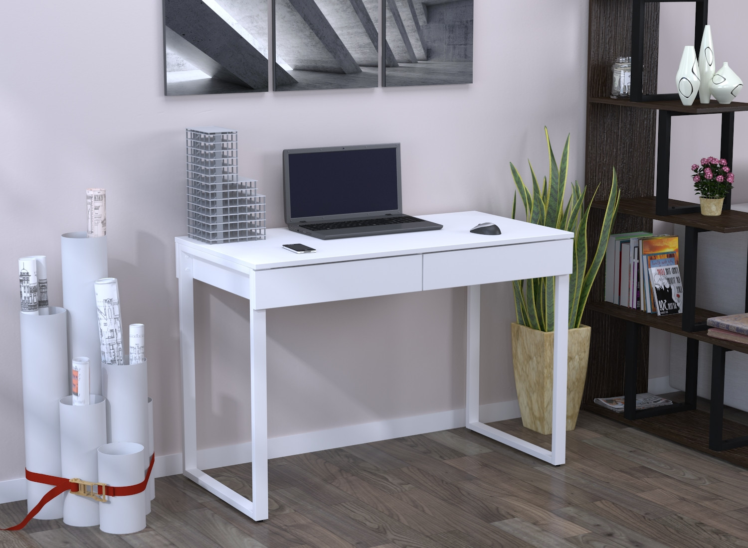 

Письменный стол L-11 Loft design Нимфея Альба