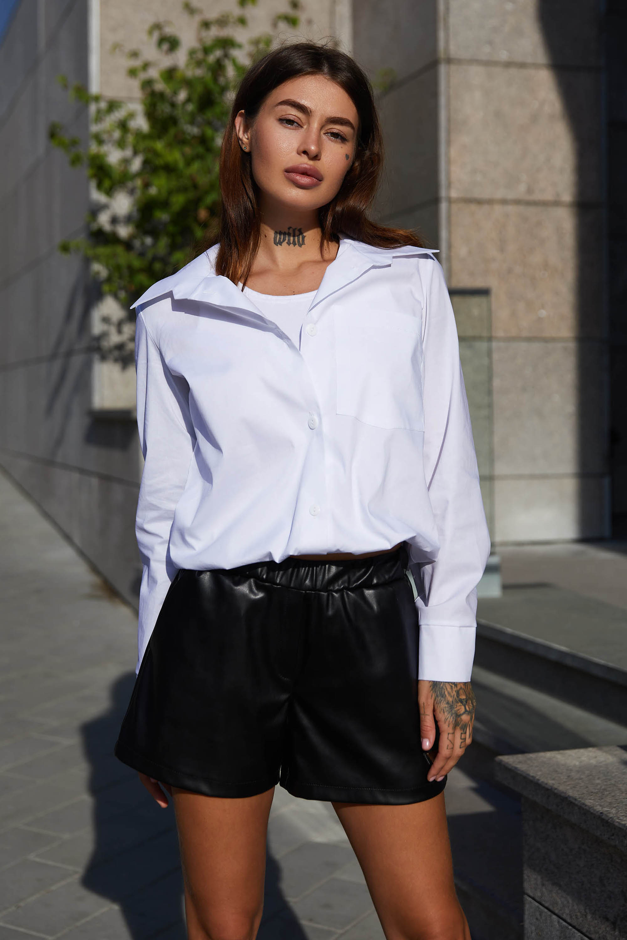 

Женская JADONE FASHION белая хлопковая рубашка Инь  (Рубашка Инь белый, Женская JADONE FASHION белая хлопковая рубашка Инь L (Рубашка Инь белый)