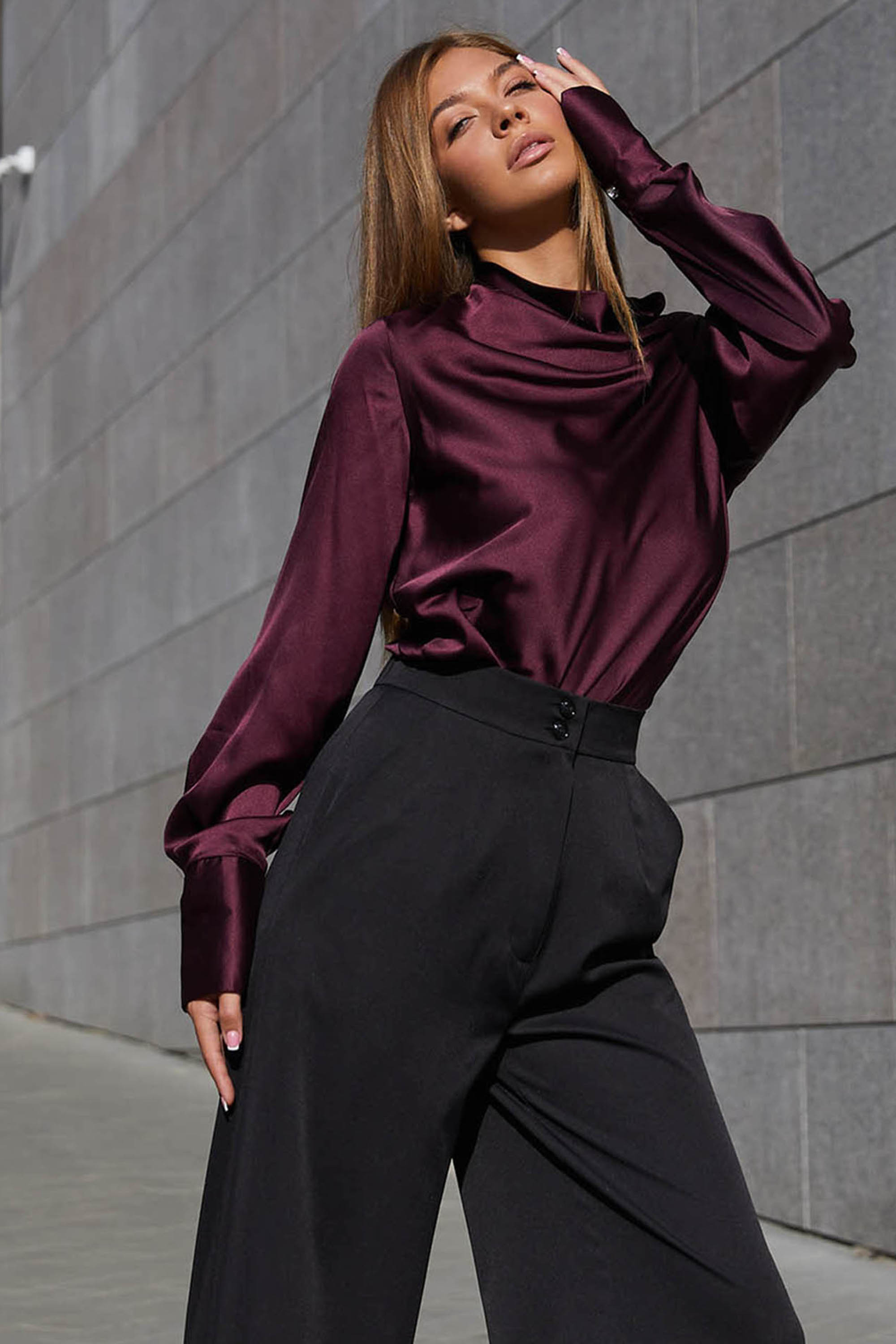 

Женская JADONE FASHION шелковая блуза хомут Камилла цвет марсала  (Блуза Камилла марсала, Женская JADONE FASHION шелковая блуза хомут Камилла цвет марсала L (Блуза Камилла марсала)