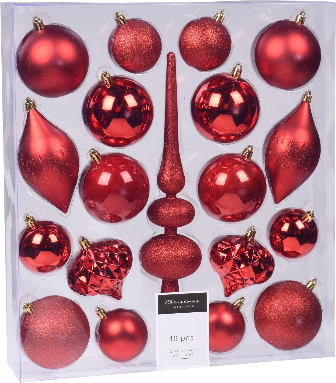 

Набор елочных игрушек Christmas Decoration 19 штук Красный (CAN214920)