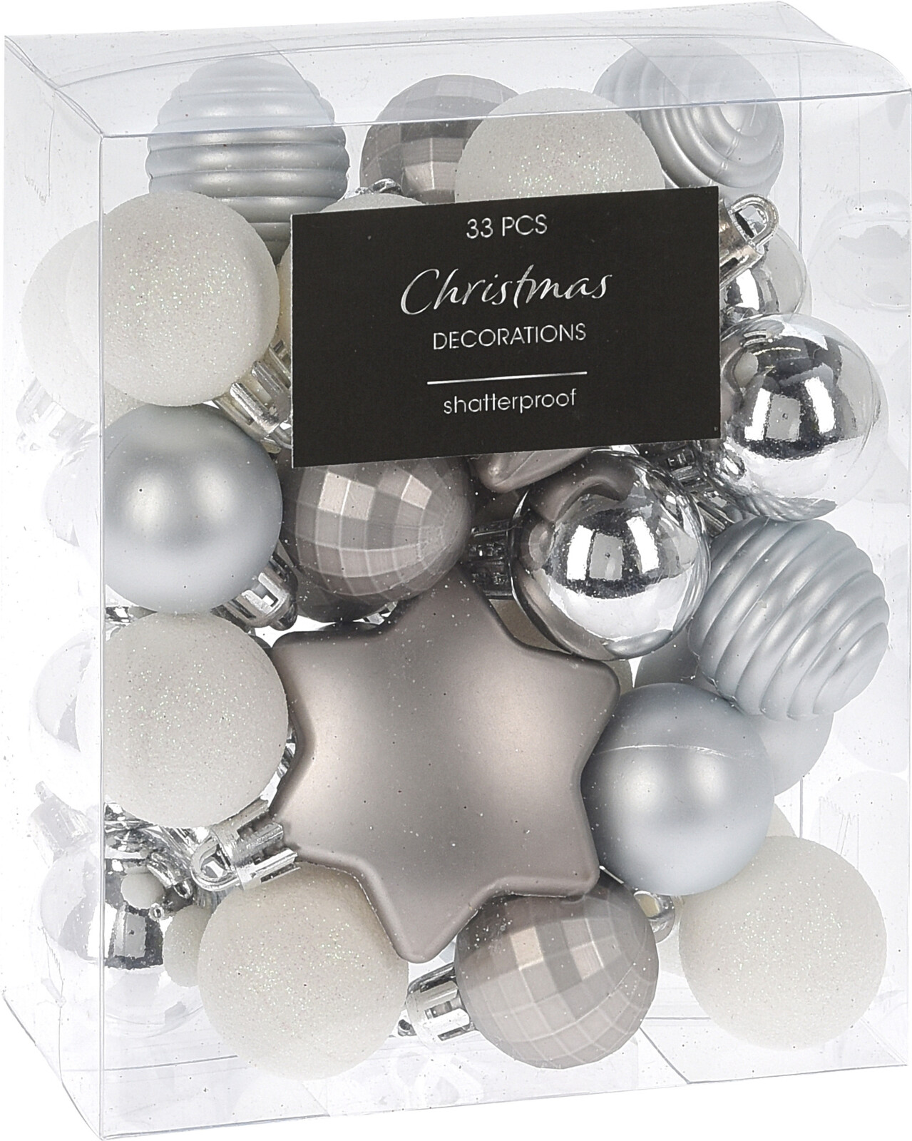 

Набор елочных игрушек Christmas Decoration 33 штуки Разноцветная (CAN222540)