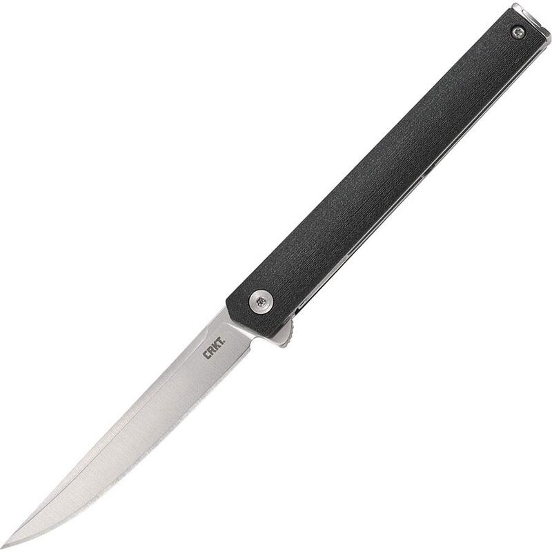

EDC нож CRKT CEO Flipper Plain Edge Satin with Black Handle 7097