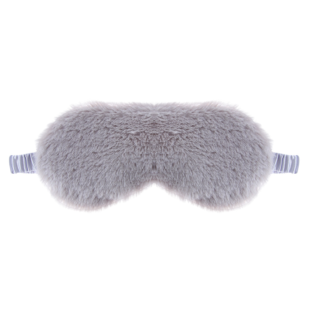 

Маска для сна плюшевая Silenta Plush Classic Серый