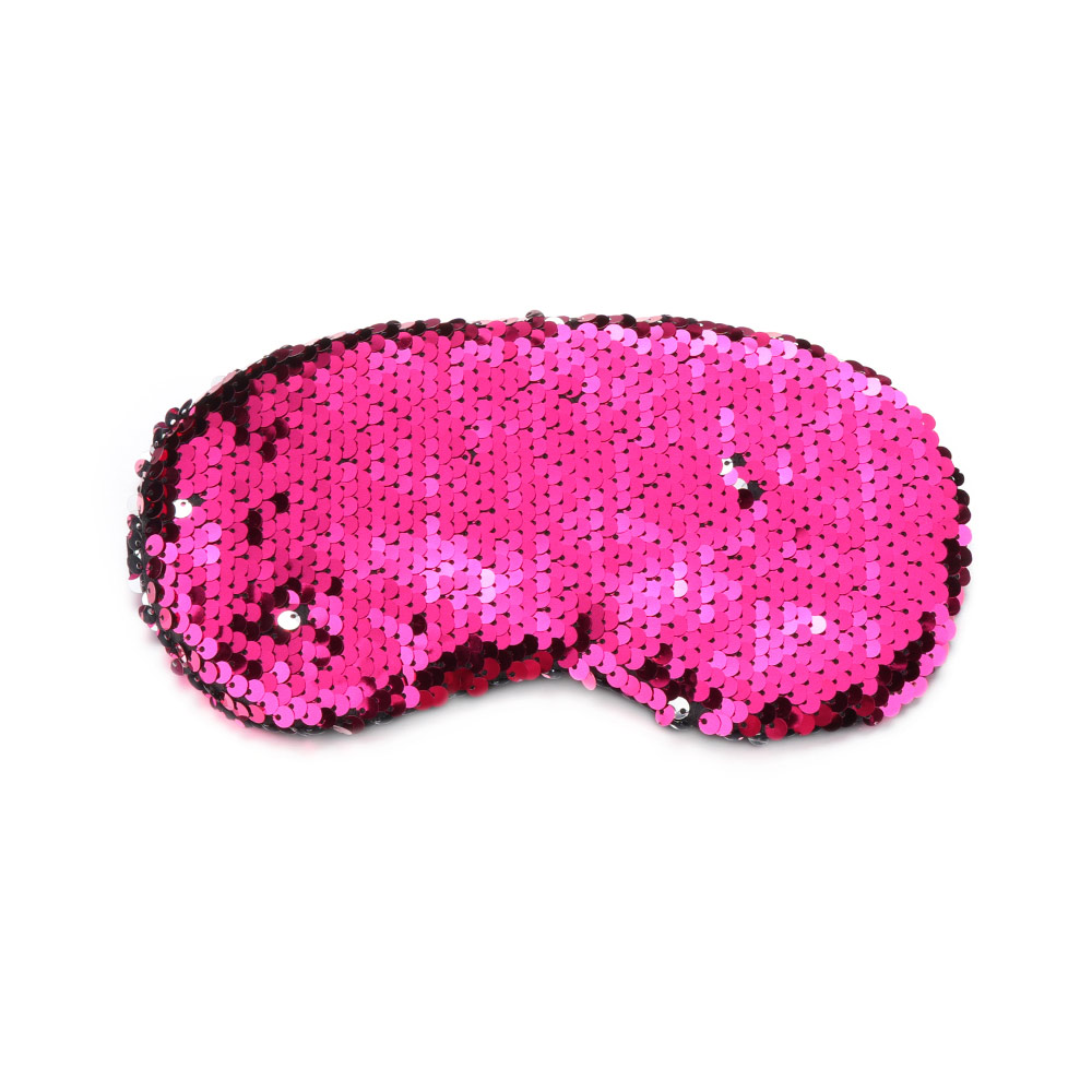 

Маска для сна с пайетками Silenta Fasion Rose Red + гель