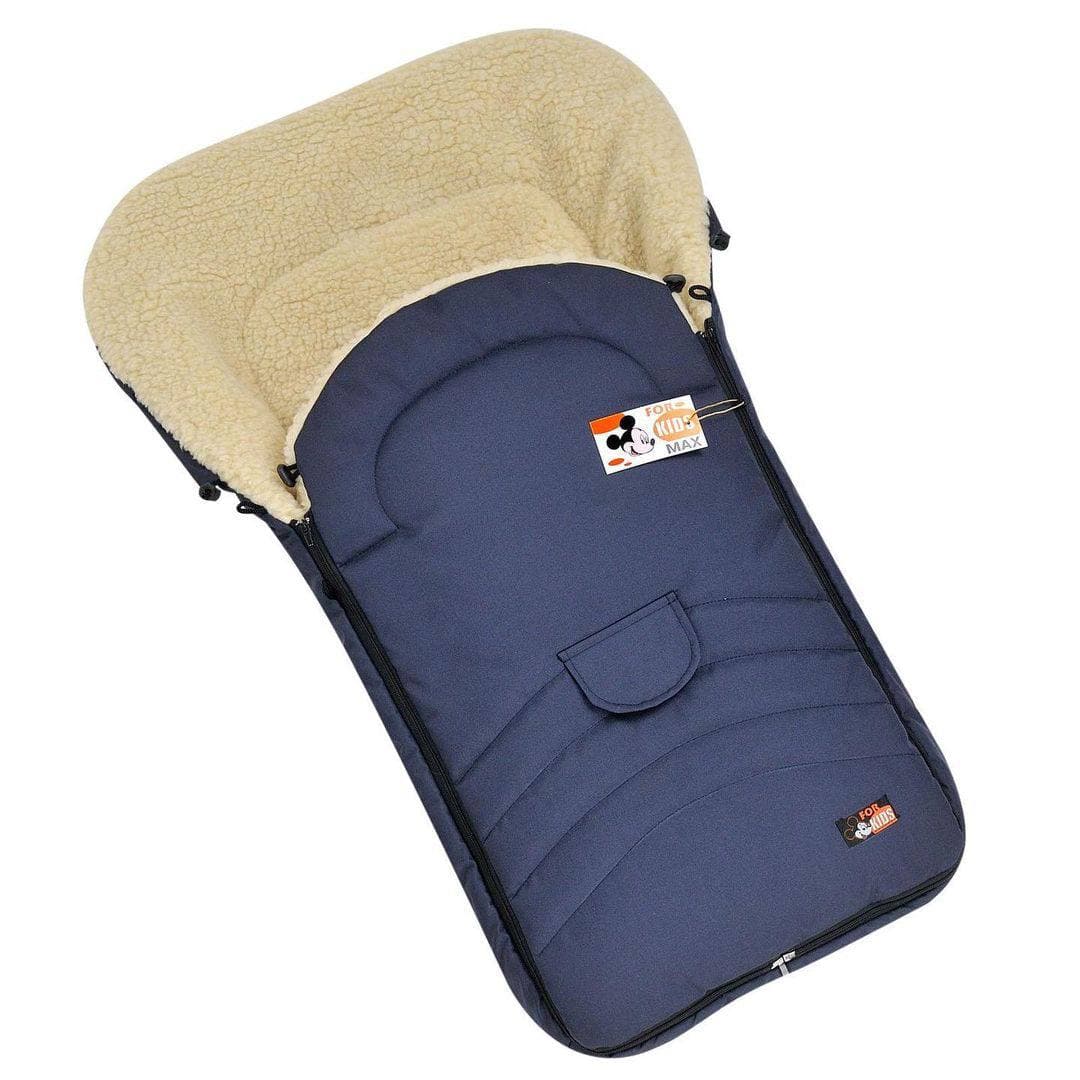 

Зимний конверт-чехол на овчине For Kids Maxi в коляску, чехол в люльку, конверт на санки ZK320-16