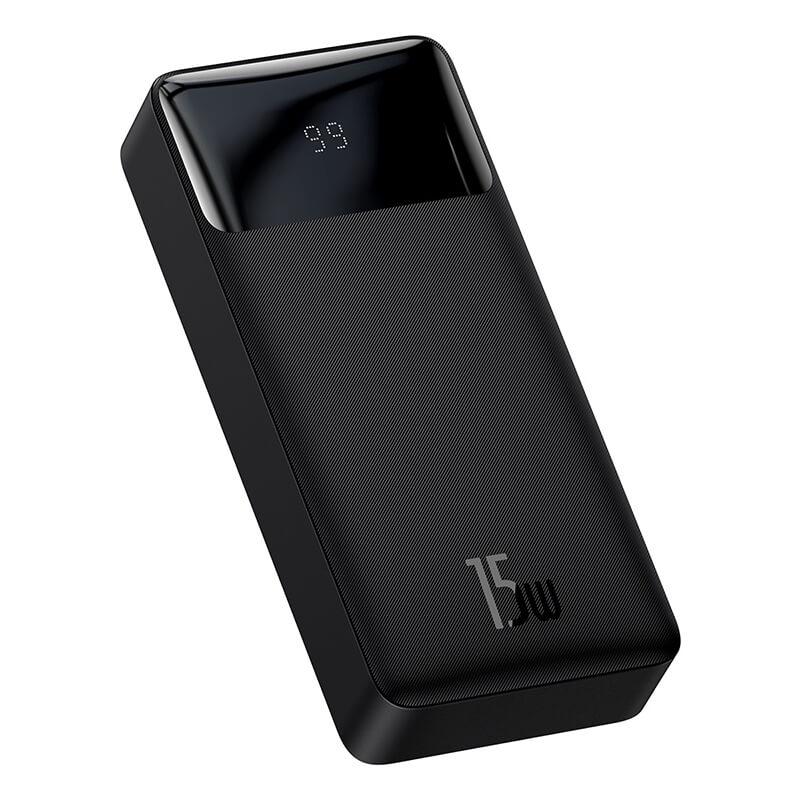 

Повербанк BASEUS Bipow Digital Display Power bank 20000mAh |2USB/1Type-C, 3A/15W, QC|. Black