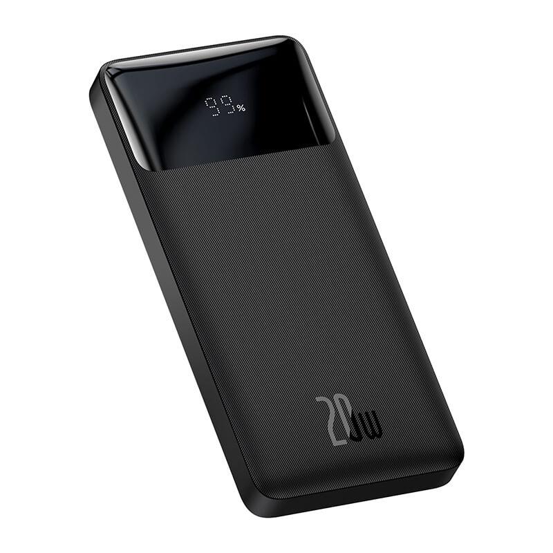 

Повербанк BASEUS Bipow Digital Display Power bank 10000mAh |2USB/1Type-C, PD/QC, 20W, 3A|. Black