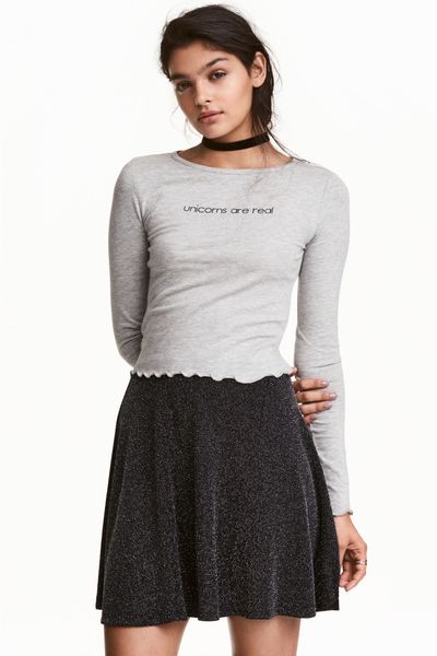 

Лонгслив H&M S серый (1084-100)