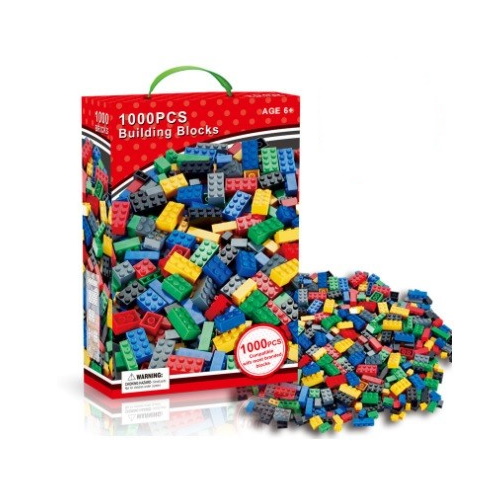 

Конструктор JiSi bricks Класичний блочний набір на 1000 деталей