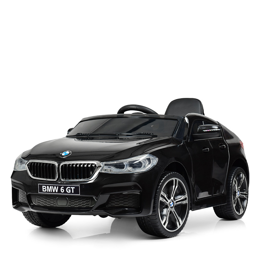 

Электромобиль детский бмв 6GT с пультом управления Bambi Черный JJ2164EBLR-2
